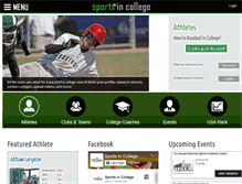 Tablet Screenshot of baseball.sincsports.com
